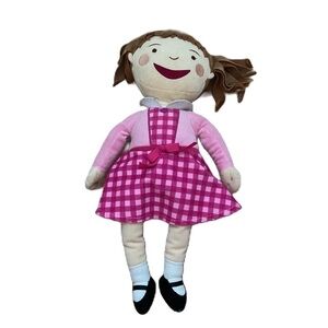 Pinkalicious Girl Doll Plush Stuffed Kids Toy Book Character